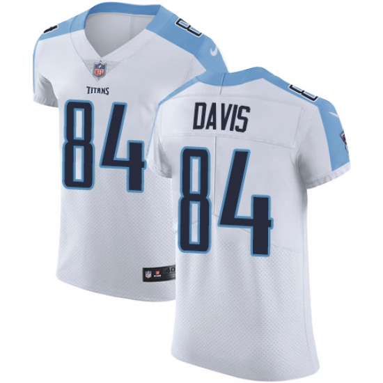 Men's Nike Tennessee Titans #84 Corey Davis White Vapor Untouchable Elite Player NFL Jersey - Ujersey