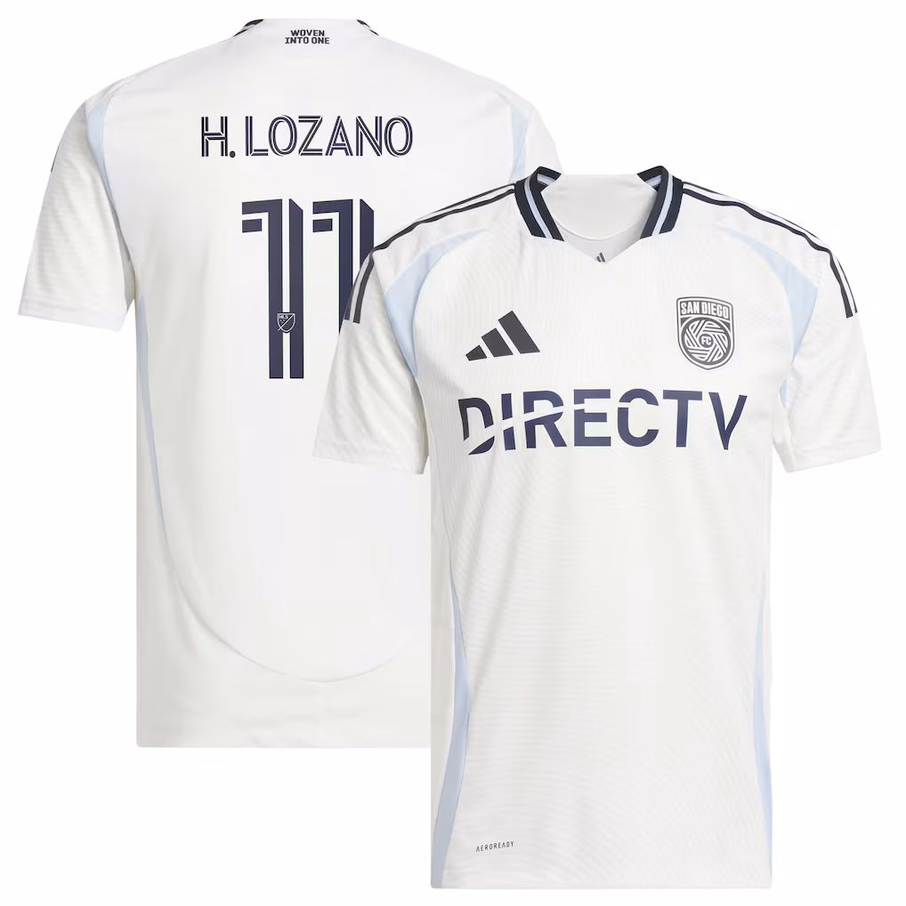 Men's Hirving Lozano adidas White 2025 Woven Into One Replica Player Jersey - ujerseystore