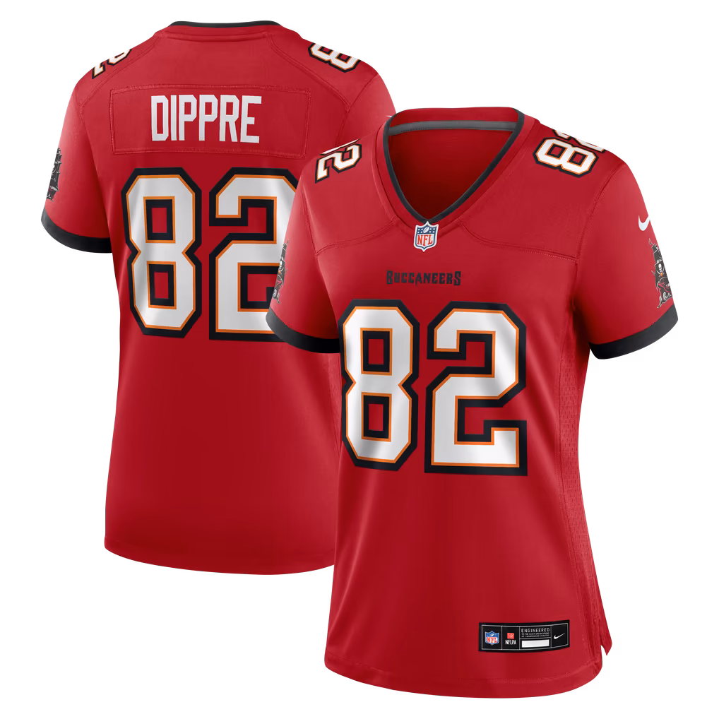 Women's Tampa Bay Buccaneers CJ Dippre Nike Red Team Game Jersey - U-jersey