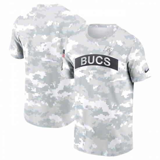 Men's Tampa Bay Buccaneers 2024 Arctic Camo Salute To Service Performance T-Shirt - Ujersey