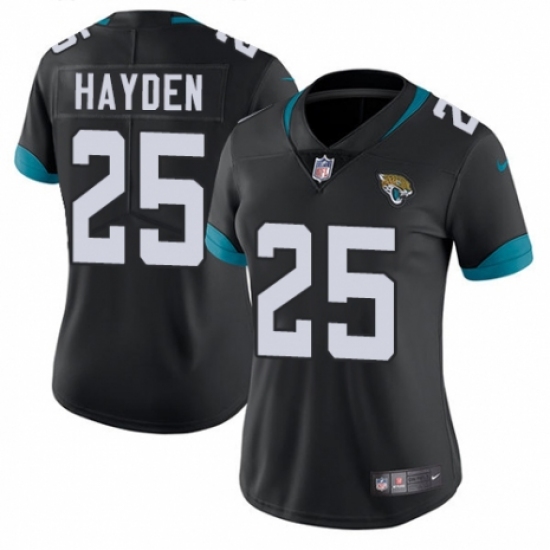 Women's Nike Jacksonville Jaguars #25 D.J. Hayden Teal Green Team Color Vapor Untouchable Elite Player NFL Jersey