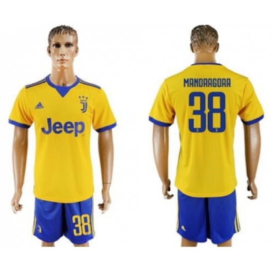 Juventus #38 Mandragora Away Soccer Club Jersey