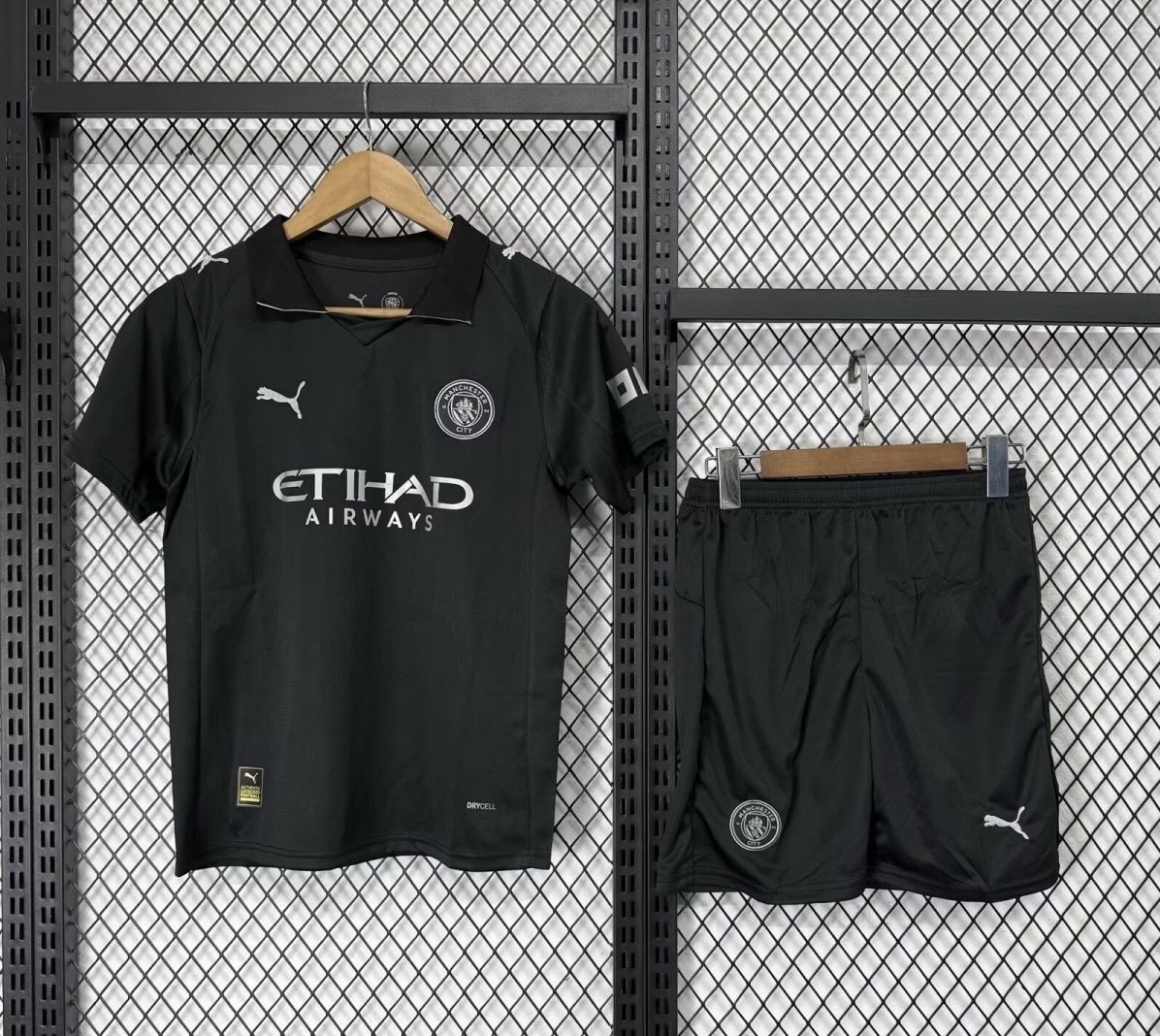 Manchester City Away Kids Kit Jersey+Shorts 2025/26 - U-jersey