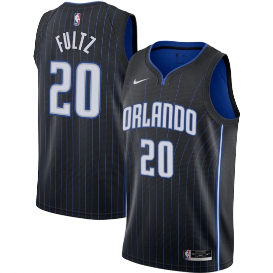 Men's Orlando Magic #20 Markelle Fultz Nike Black 2020-21 Swingman Jersey - Ujersey