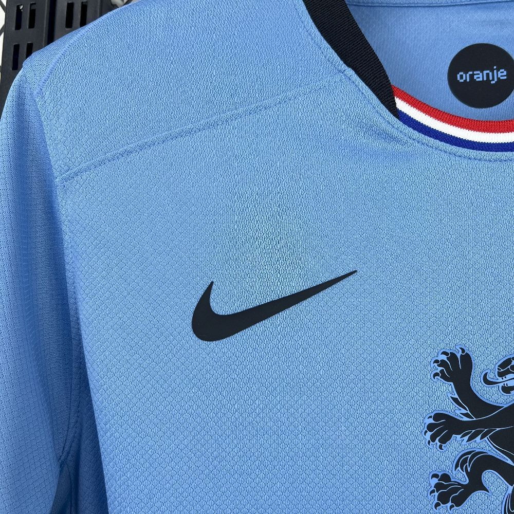 Netherlands Soccer Jersey Away Custom Shirt 2025 - ujerseystore