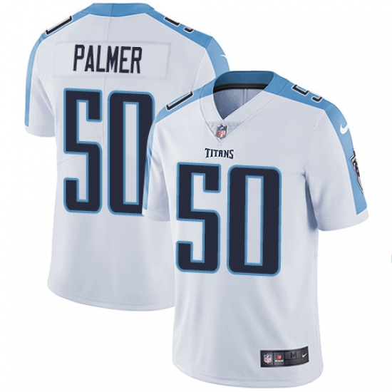 Youth Nike Tennessee Titans #50 Nate Palmer White Vapor Untouchable Limited Player NFL Jersey - Ujersey