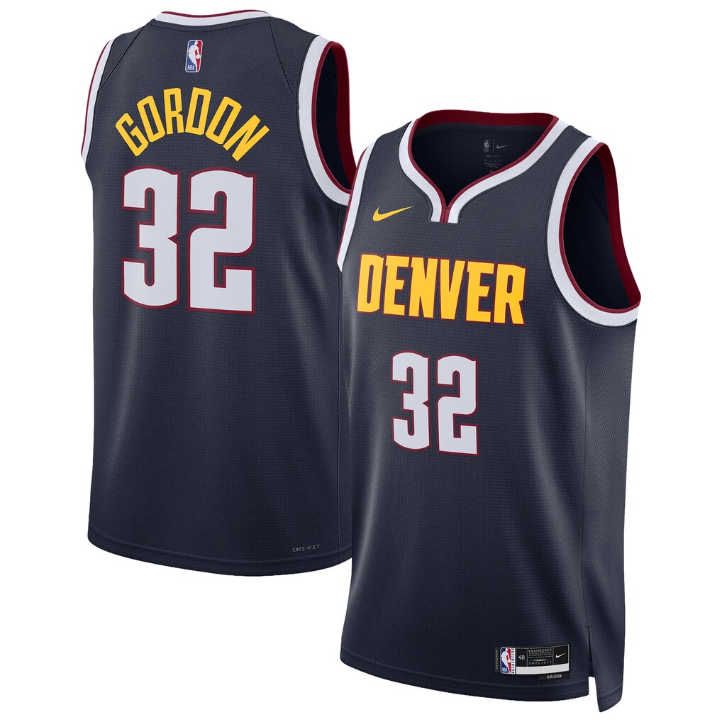 Unisex Denver Nuggets Aaron Gordon Nike Navy Swingman Jersey - Icon Edition - Ujersey