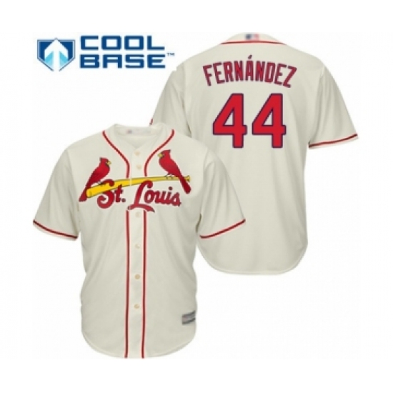 Youth St. Louis Cardinals #44 Junior Fernandez Authentic Cream Alternate Cool Base Baseball Player Jersey - Ujersey