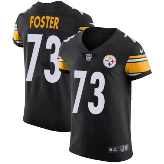 Men's Nike Pittsburgh Steelers #73 Ramon Foster Black Team Color Vapor Untouchable Elite Player NFL Jersey - Ujersey