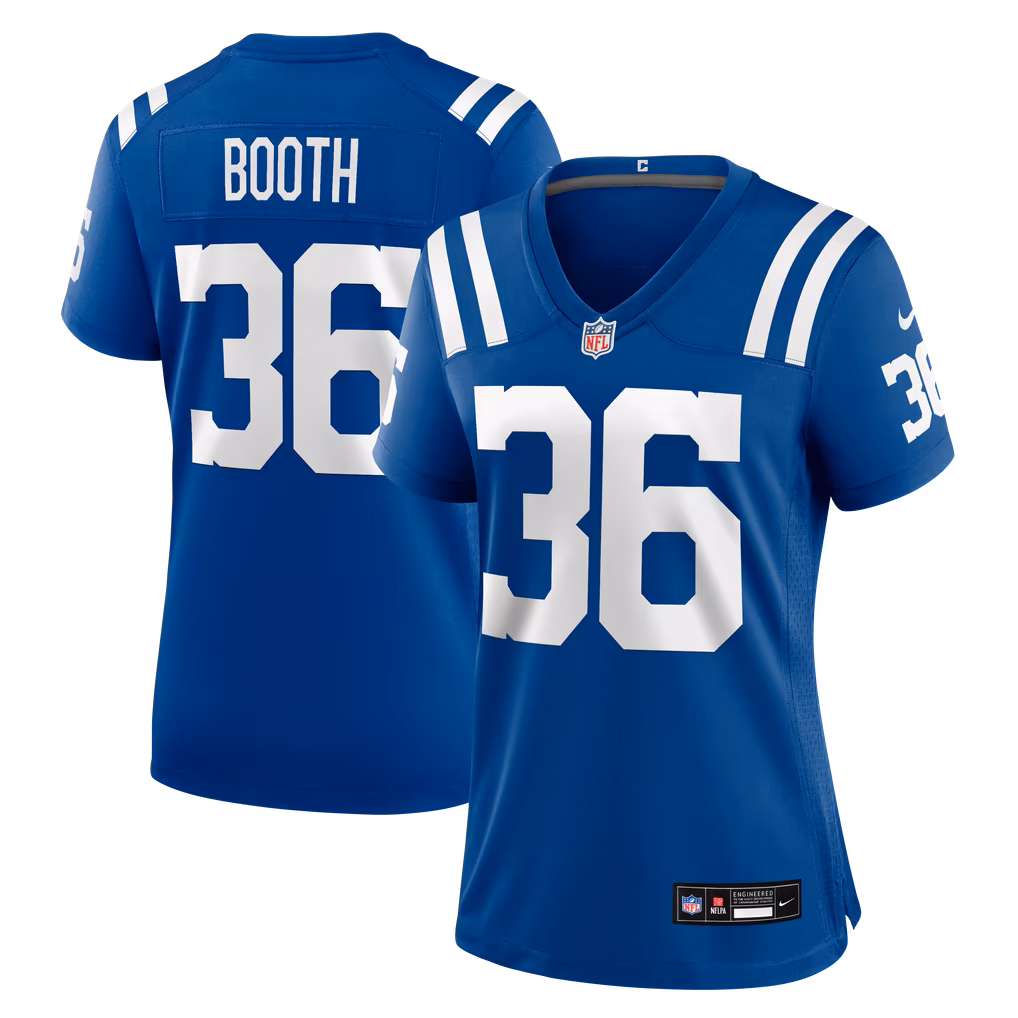 Women's Indianapolis Colts Davon Booth Nike Royal Team Game Jersey - ujerseystore