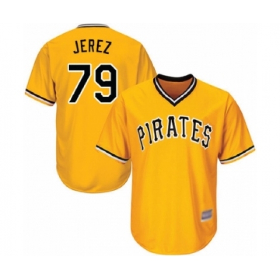 Youth Pittsburgh Pirates #79 Williams Jerez Authentic Gold Alternate Cool Base Baseball Player Jersey - Ujersey