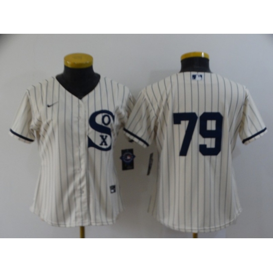 Women's Chicago White Sox #79 Jose Abreu Cream 2021 Field of Dreams Jersey - Ujersey