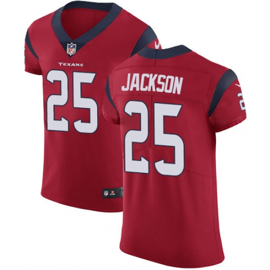 Men's Nike Houston Texans #25 Kareem Jackson Red Alternate Vapor Untouchable Elite Player NFL Jersey - Ujersey