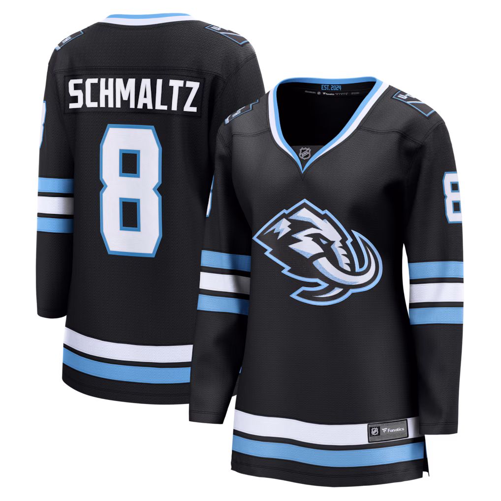 Women's Utah Mammoth Nick Schmaltz Fanatics Black Home Breakaway Player Jersey
