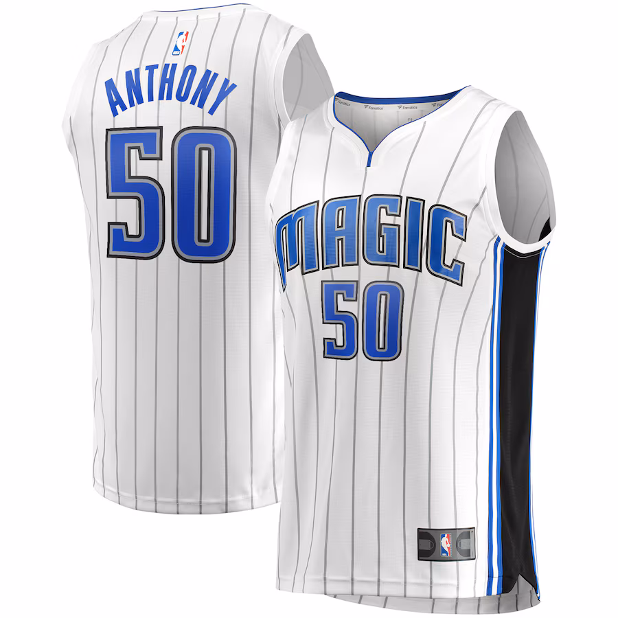 Men's Orlando Magic Cole Anthony Fanatics White Fast Break Replica Jersey - Association Edition - Ujersey NHL