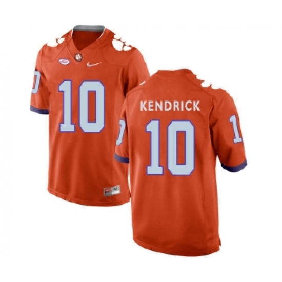 Clemson Tigers 10 Derion Kendrick Orange College Football Jersey - Ujersey