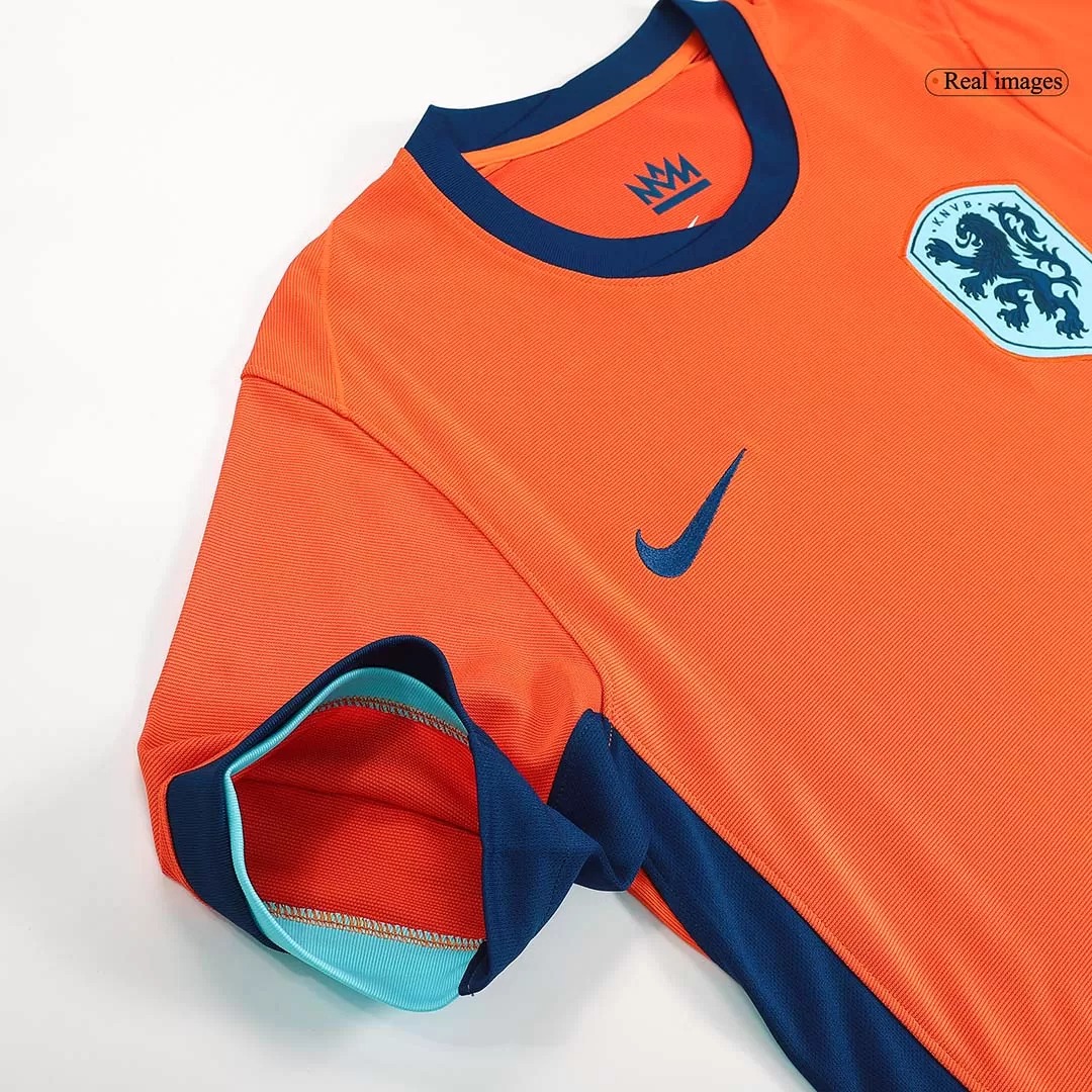 Netherlands Soccer Jersey Home Custom Shirt EURO 2024 - ujerseystore