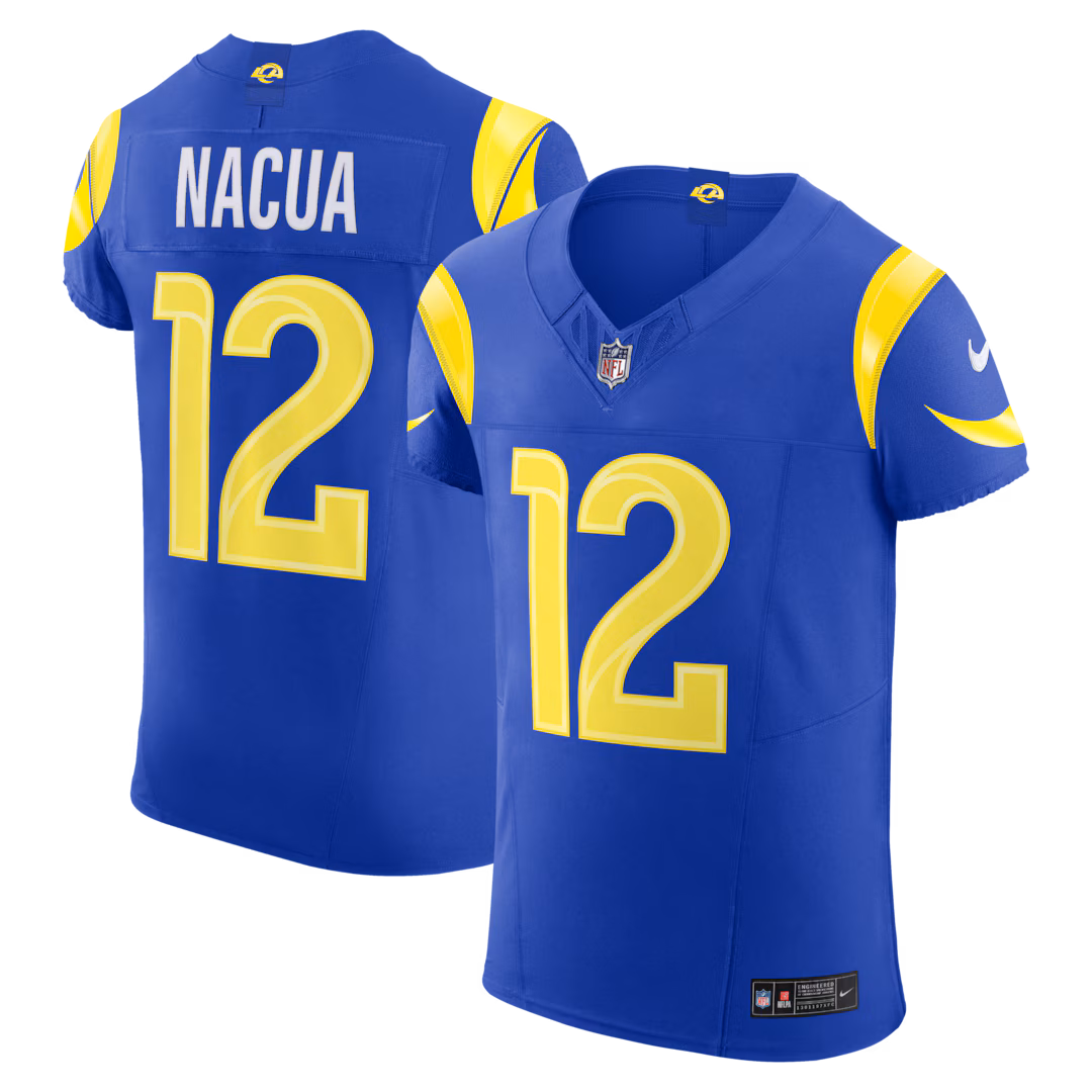 Men's Los Angeles Rams Puka Nacua Nike Royal Team Vapor F.U.S.E. Elite Jersey
