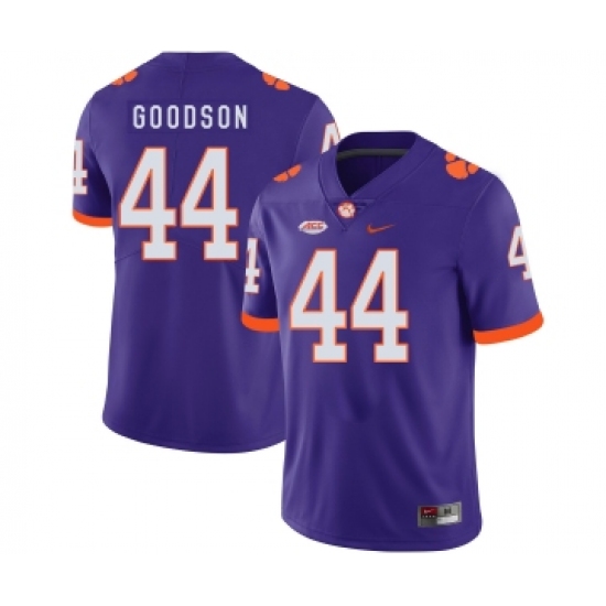 Clemson Tigers 44 B.J. Goodson Purple Nike College Football Jersey - Ujersey
