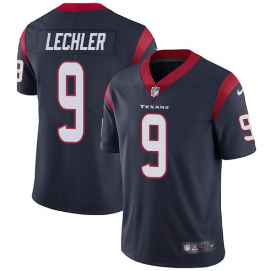 Youth Nike Houston Texans #9 Shane Lechler Elite Navy Blue Team Color NFL Jersey - Ujersey