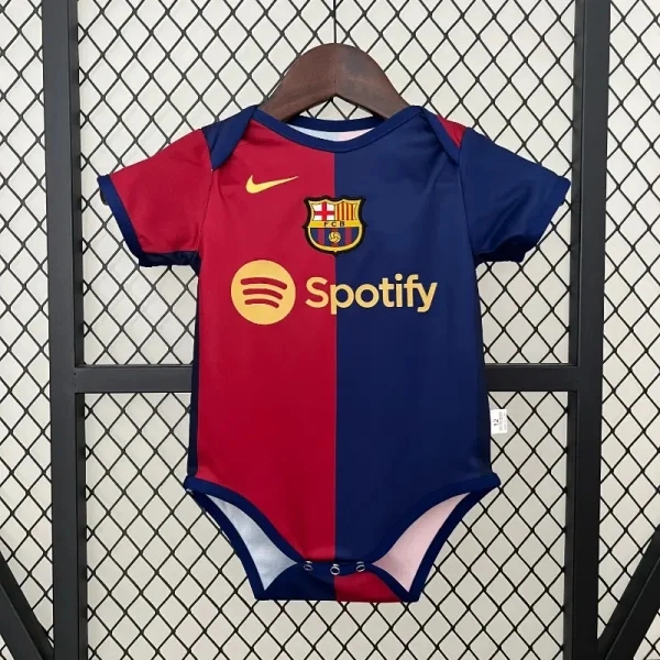 Barcelona Soccer Jersey Home Baby Uniform 2024/25 - Ujersey NHL