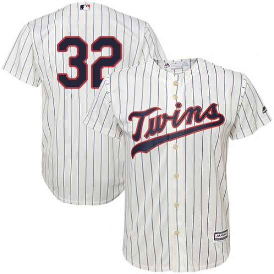 Youth Majestic Minnesota Twins #32 Zach Duke Replica Cream Alternate Cool Base MLB Jersey - Ujersey