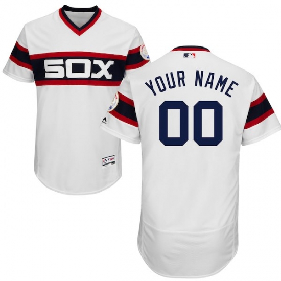 Men's Chicago White Sox 2342882Men's Chicago White Sox Majestic Alternate White Flex Base Authentic Collection Custom Jersey - Ujersey