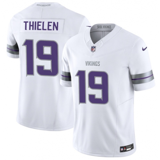 Men's Minnesota Vikings #19 Adam Thielen White 2025 F.U.S.E. Winter Warrior Limited Football Stitched Jersey - Ujersey