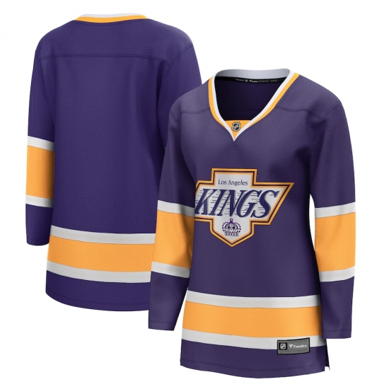Women's Los Angeles Kings Fanatics Branded Blank Purple 2020-21 Special Edition Breakaway Jersey - Ujersey