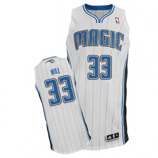 Men's Adidas Orlando Magic #33 Grant Hill Authentic White Home NBA Jersey - Ujersey