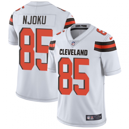 Youth Nike Cleveland Browns #85 David Njoku White Vapor Untouchable Limited Player NFL Jersey - Ujersey