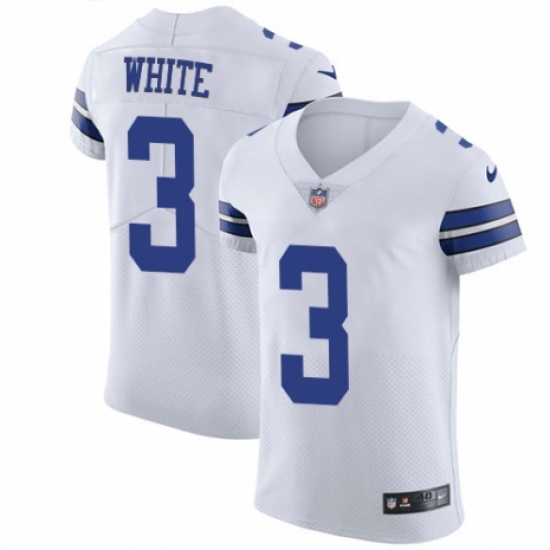 Men's Nike Dallas Cowboys #3 Mike White Vapor Untouchable Elite Player NFL Jersey - Ujersey