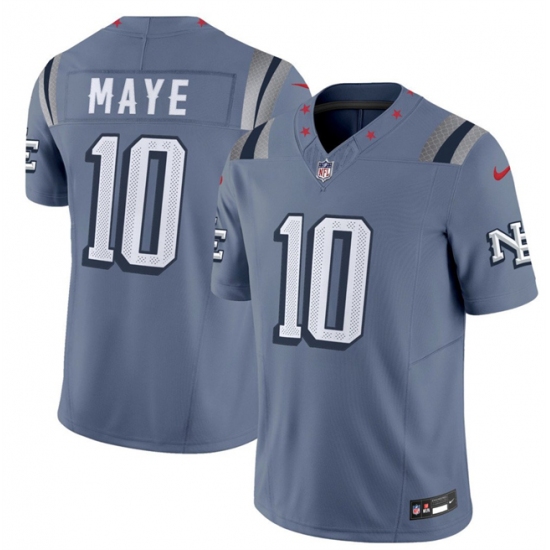 Men's New England Patriots #10 Drake Maye 2025 F.U.S.E. “Rivalries” Vapor Limited Football Stitched Jersey - Ujersey
