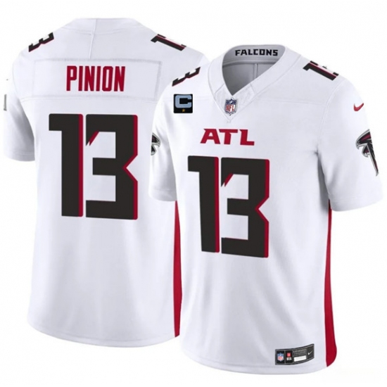 Men's Atlanta Falcons #13 Bradley Pinion White 2025 F.U.S.E With 1-Star C Vapor Untouchable Limited Football Stitched Jersey - Ujersey