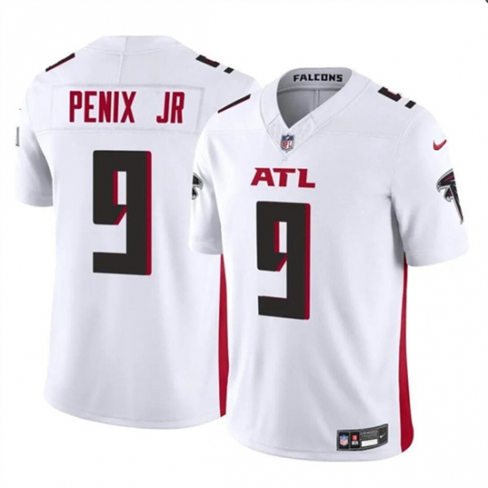 Men's Atlanta Falcons #9 Michael Penix Jr White 2024 Draft F.U.S.E. Vapor Untouchable Limited Football Stitched Jersey - Ujersey