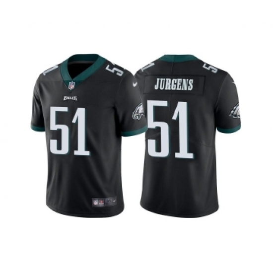 Men's Philadelphia Eagles #51 Cameron Jurgens Black Vapor Untouchable Limited Stitched Jersey - Ujersey