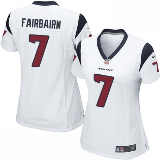 Women's Nike Houston Texans #7 Ka'imi Fairbairn Game White NFL Jersey - Ujersey