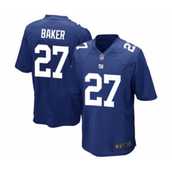 Men's New York Giants #27 Deandre Baker Game Royal Blue Team Color Football Jersey - Ujersey
