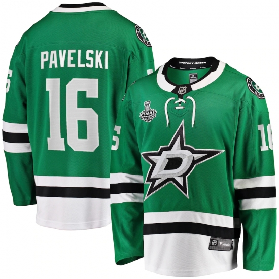 Men's Dallas Stars #16 Joe Pavelski Fanatics Branded Green 2020 Stanley Cup Final Bound Home Player Breakaway Jersey - Ujersey