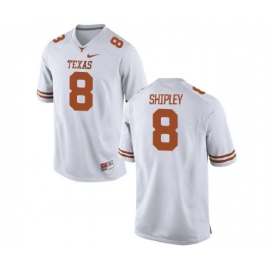 Texas Longhorns 8 Jordan Shipley White Nike College Jersey