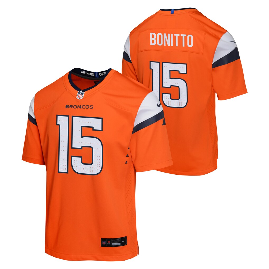 Youth Denver Broncos Nik Bonitto Nike Orange Alternate Game Jersey - U-jersey