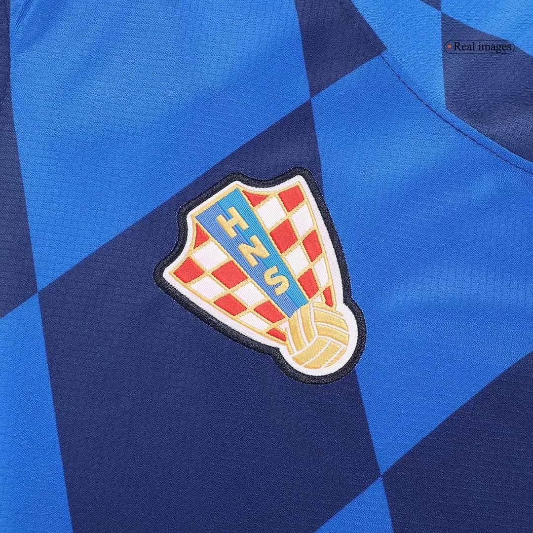 Croatia Soccer Jersey Away Custom Shirt EURO 2024 - Ujersey Shop