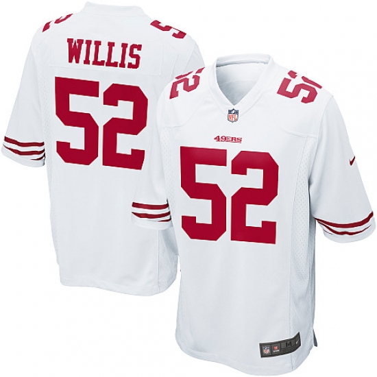 Men's Nike San Francisco 49ers #52 Patrick Willis Game White NFL Jersey - Ujersey