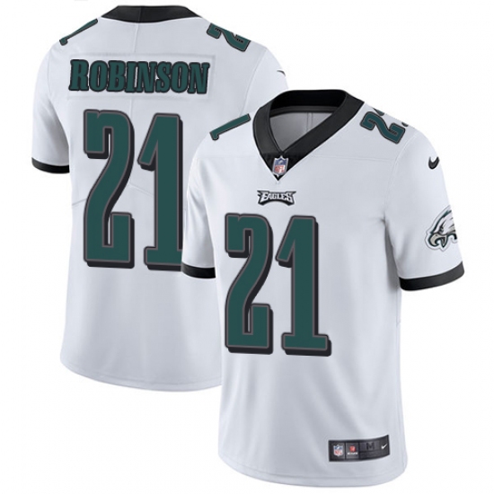 Men's Nike Philadelphia Eagles #21 Patrick Robinson White Vapor Untouchable Limited Player NFL Jersey - Ujersey