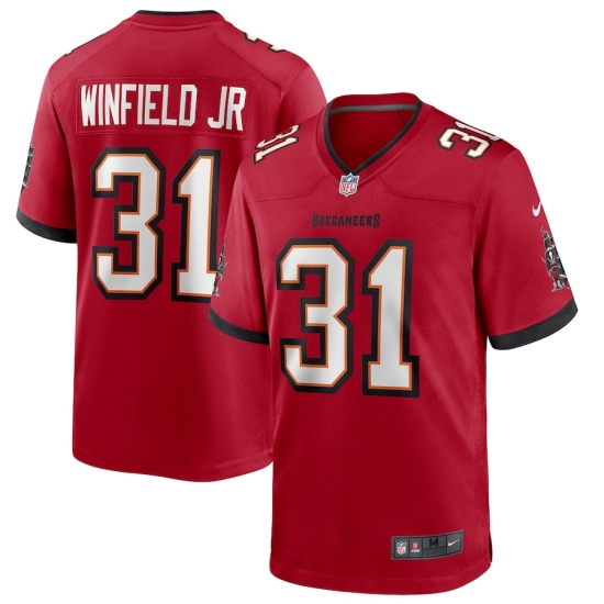 Men's Tampa Bay Buccaneers #31 Antoine Winfield Jr. Nike Red 2020 NFL Draft Pick Game Jersey - Ujersey