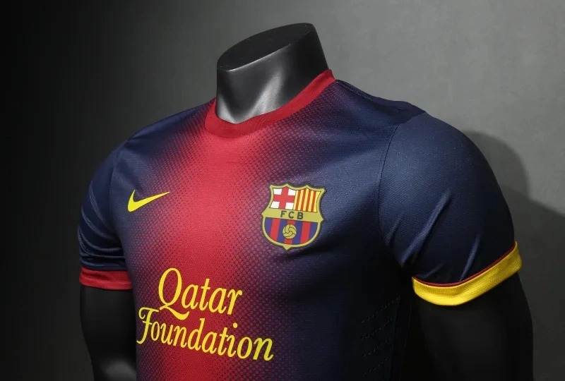 Barcelona Retro Jersey Home Soccer Shirt 2012-13