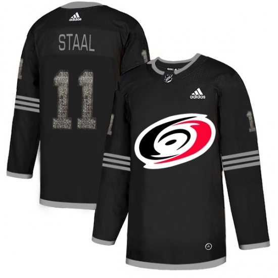 Men's Adidas Carolina Hurricanes #11 Jordan Staal Black Authentic Classic Stitched NHL Jersey - Ujersey