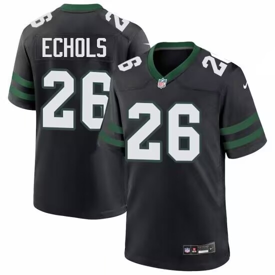 Men's New York Jets #26 Brandin Echols Black Vapor Untouchable Limited Football Stitched Jersey - Ujersey