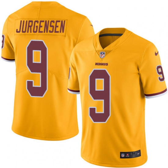 Youth Nike Washington Redskins #9 Sonny Jurgensen Limited Gold Rush Vapor Untouchable NFL Jersey