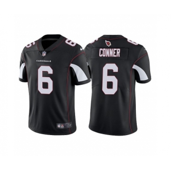 Men's Arizona Cardinals #6 James Conner Vapor Limited Black Jersey